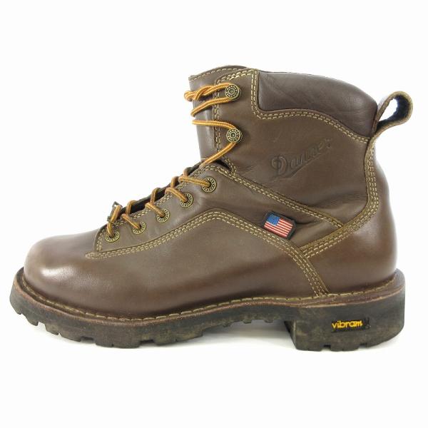 ダナー DANNER ゴアテックス GORE-TEX トレッキング ブーツ レザー USA製 茶 ブ...