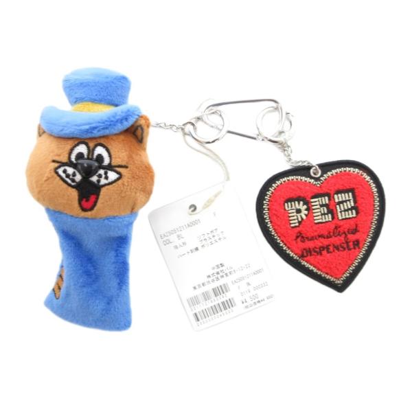 未使用品 PEZ XEAR ペッツ タグ付き ぬいぐるみ 指人形 キーホルダー ストラップ 青 ブル...