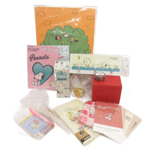 未使用品 スヌーピー SNOOPY グッズ 12点セット おまとめ コップ ステッカー ポスターなど