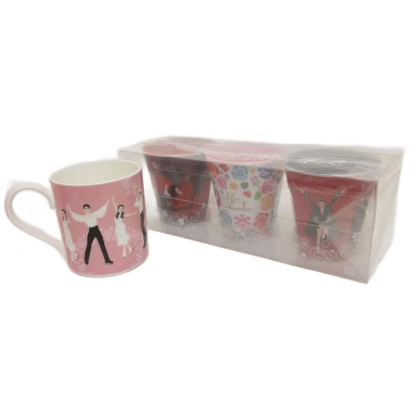 未使用品 2点セット 浅田真央 マグカップ タンブラー コップ 食器 ピンク レッド系 その他