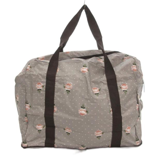 レスポートサック LesportSAC エコバッグ トート コンパクト グレー ドット柄 花柄 /F...