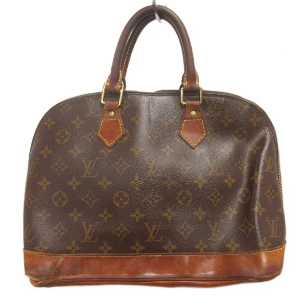 ルイヴィトン LOUIS VUITTON M51130 モノグラム アルマ ハンドバッグ ブラウン ...