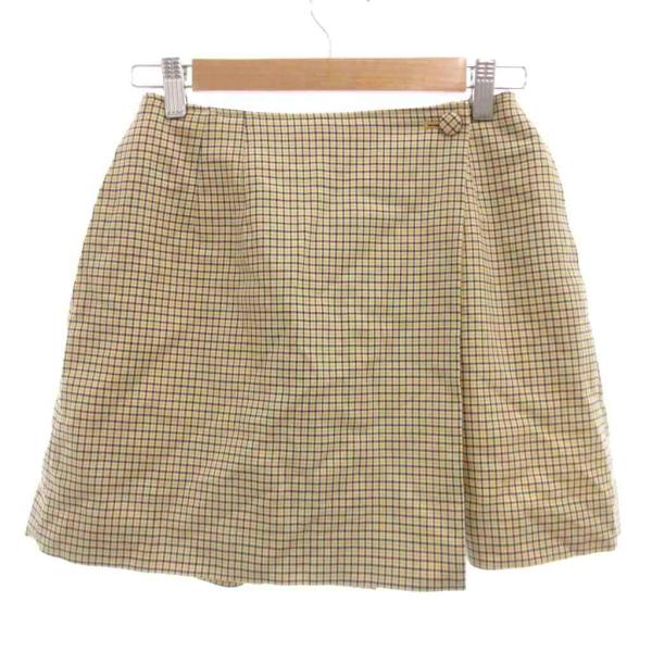 パーリーゲイツ PEARLY GATES キュロット ハーフパンツ ショーツ チェック ウール S ...