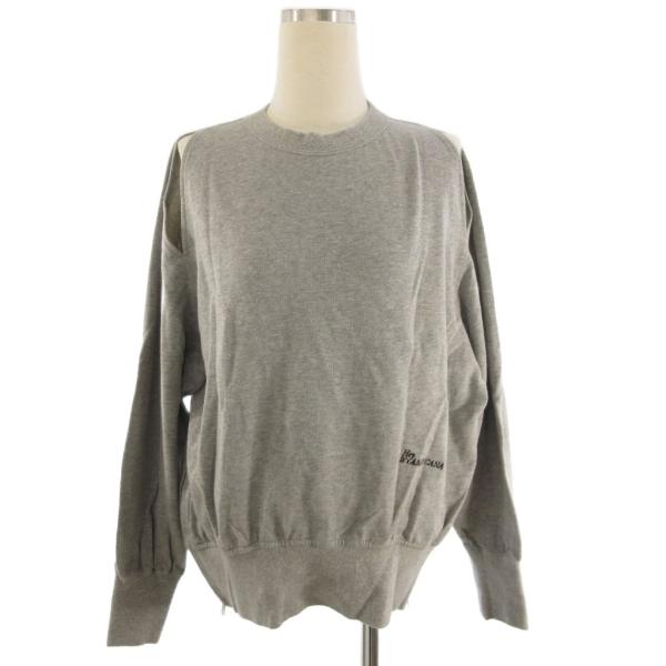 アメリカーナ AMERICANA トレーナー スウェット プルオーバー サイドジップ オープンショル...