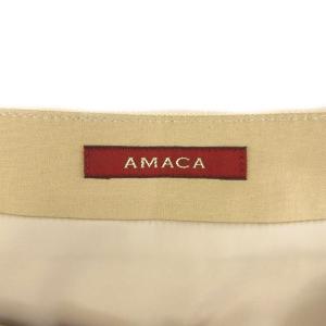 アマカ AMACA スカート ひざ丈 フレア ...の詳細画像4