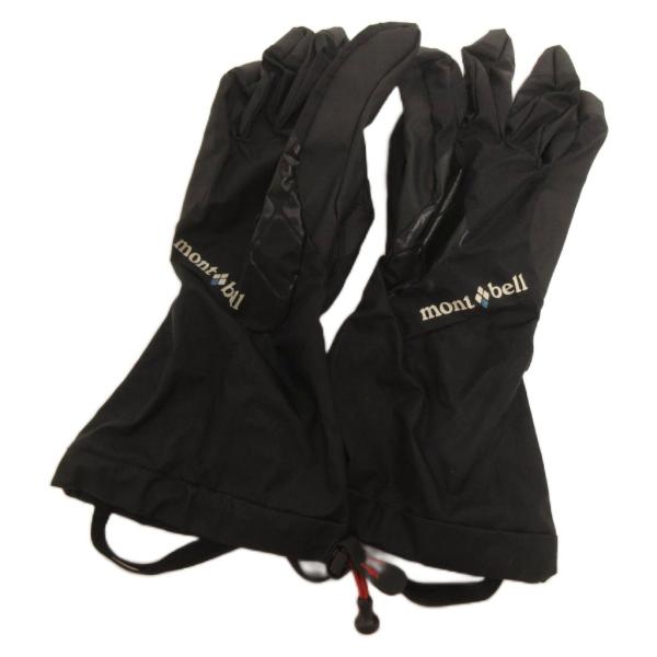 モンベル Montbell オーバーグローブ 手袋 レギュラー丈 1118180 黒 ブラック M ...
