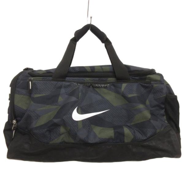 ナイキ NIKE ダッフルバッグ スポーツバッグ ボストンバッグ カモフラ グレー ブラック系 メン...