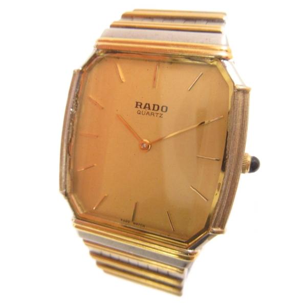 ラドー RADO 腕時計 不動品 K1140021 クォーツ ゴールドカラー ジャンク メンズ