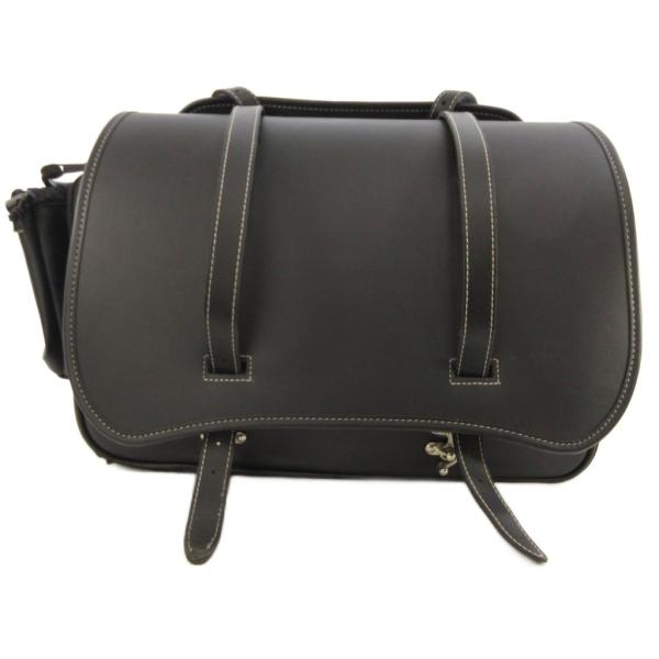 デグナー DEGNER アジャスター ナイロン サドルバッグ バイク オートバイ ツーリング 黒 ブ...