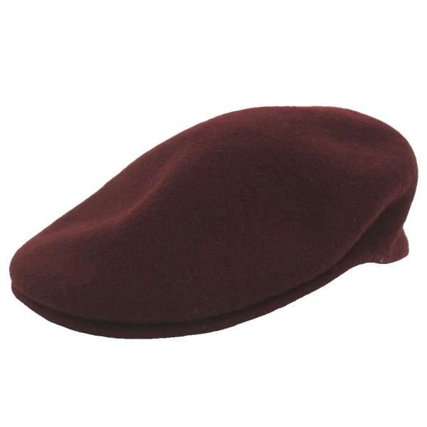 カンゴール KANGOL ハンチング キャスケット ウール ベレー帽 帽子 ワインレッド M ■GY...