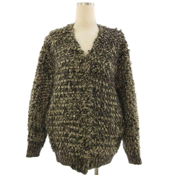 クラネ CLANE 23AW ミックスループ モヘヤニット カーディガン MIX LOOP MOHA...