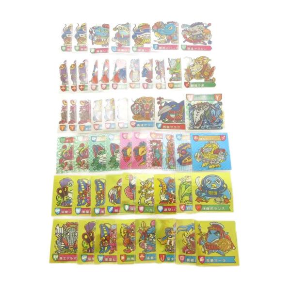 カバヤ食品 シールコレクション ハリマ王の伝説 47種 54枚 当時物 おまとめ 大量 マルチカラー...