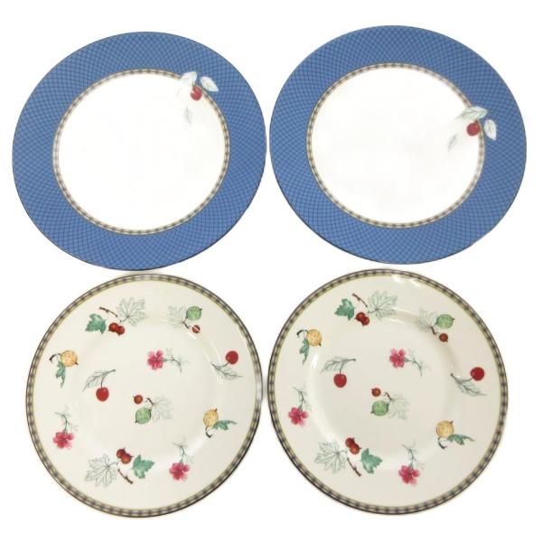 ウェッジウッド WEDGWOOD 4枚セット フルーツシンフォニー プレート 皿 食器 フルーツ柄 ...