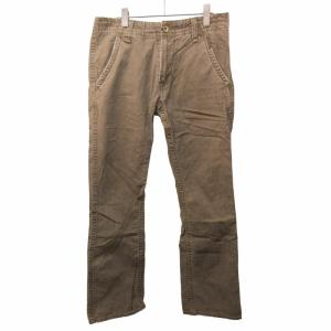 リーバイス Levi's チノパン ストレートパンツ USED加工 ジップフライ 茶 ブラウン 系 W30 L32 0519    メンズ｜vectorpremium