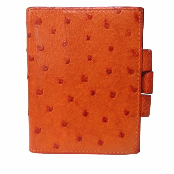 エルメス HERMES アジェンダミニ オーストリッチ レザー 手帳カバー ノート □H刻印 200...