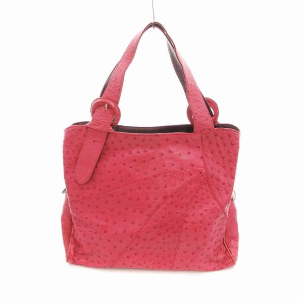 エスパーダ Espada トートバッグ ハンドバッグ オーストリッチレザー ピンク /UO レディー...