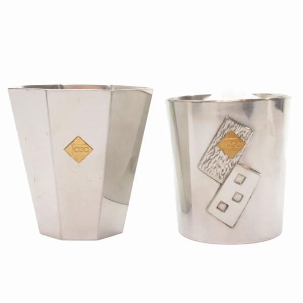 Etena エテナ タンブラー グラス 2点セット まとめ シルバーカラー 銀色 その他