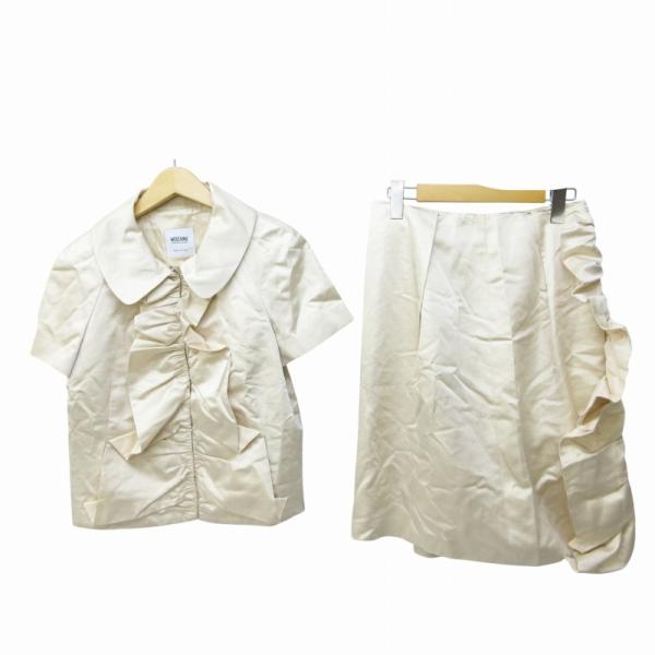未使用品 モスキーノチープアンドシック MOSCHINO CHEAP AND CHIC フリル セッ...