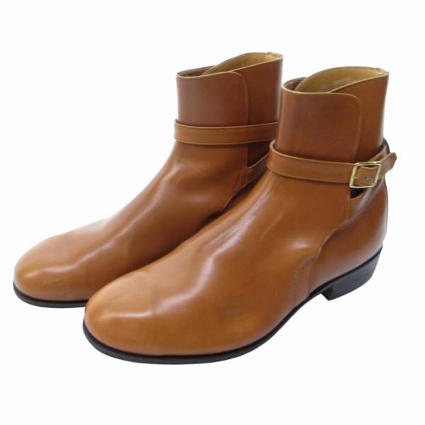 イーフォーゲル E.VOGEL ショートブーツ ジョッパブーツ レザー ベルト 茶 ブラウン 約27...