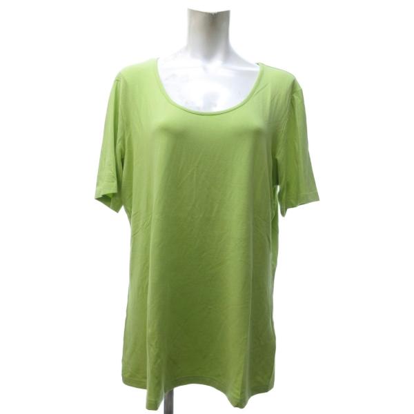 MARINA SPORT 美品 Tシャツ カットソー 半袖 ボートネック 緑 グリーン M