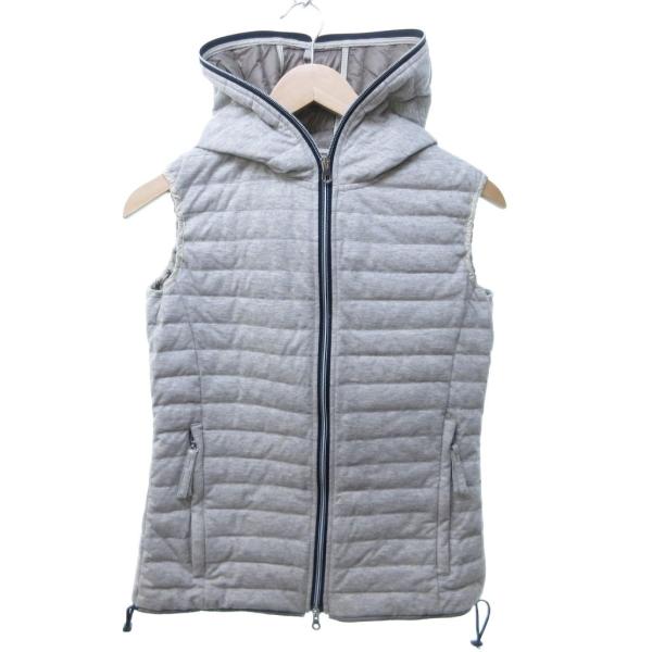 デュベティカ DUVETICA FILIRADUE ダウンベスト フルジップ フード ダブルジップ ...