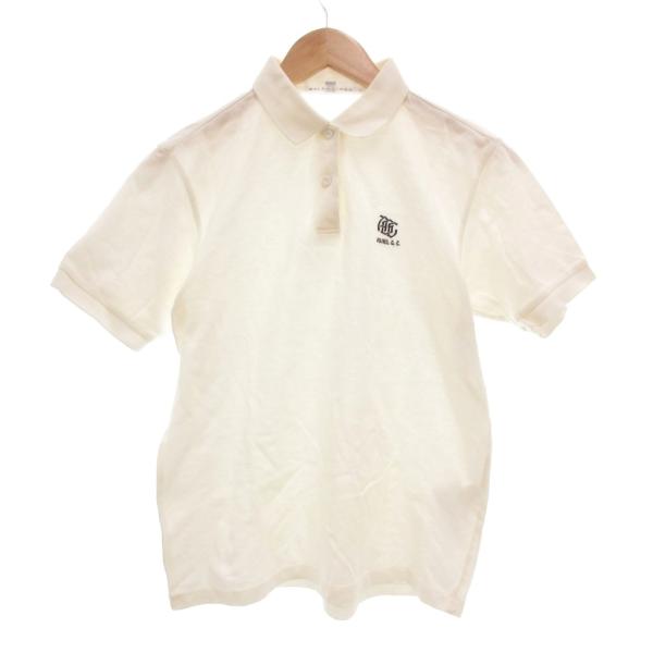 バレンシアガ BALENCIAGA GOLF ポロシャツ L 白 ホワイト IBO85 /NL レデ...