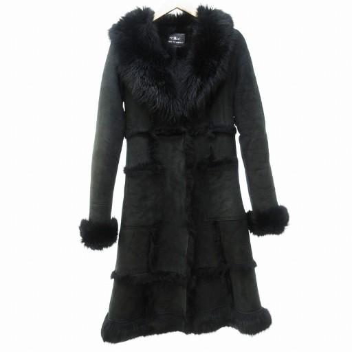 グレースコンチネンタル GRACE CONTINENTAL ムートンコート ジャケット ロング 衿フ...