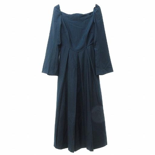 アメリヴィンテージ Ameri VINTAGE 近年 2WAY オフショルダー タック プリーツ ド...