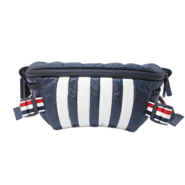 トムブラウン THOM BROWNE ウエストバッグ ボディバッグ 4バー 4BAR ナイロン スト...