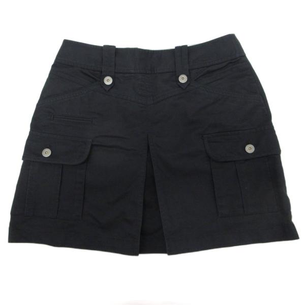 23区 オンワード樫山 キュロット ゴルフウェア ショートパンツ ミニスカート L 黒 ブラック 6...