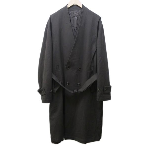 シュタイン STEIN OVERSIZED LINEAR NO COLLAR COAT オーバーサイ...