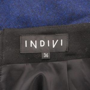 インディヴィ INDIVI 美品 ひざ丈 台形...の詳細画像5