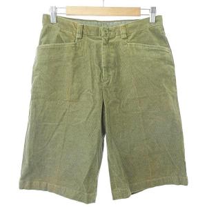 パーリーゲイツ PEARLY GATES コーデュロイ ショート ハーフ パンツ ゴルフ ウエア ストレッチ 1 カーキ 0226 ■GY09 メンズ