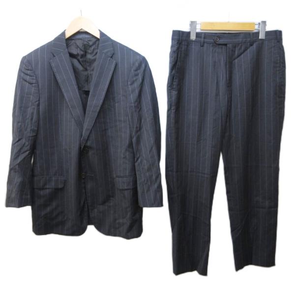 アルマーニ コレツィオーニ ARMANI COLLEZIONI セットアップ スーツ ストライプ ウ...