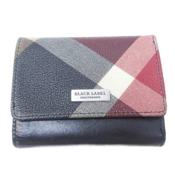 ブラックレーベルクレストブリッジ BLACK LABEL CRESTBRIDGE 三つ折り財布 ウォ...