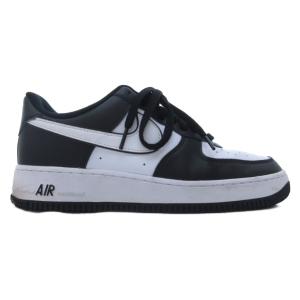 ナイキ NIKE AF1 エアフォースワン スニーカー レザー 白 ホワイト 黒 ブラック 27 DV0788-001 /HW メンズ