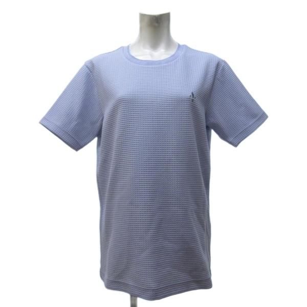 エポカ ウォモ EPOCA UOMO Tシャツ カットソー 半袖 ロゴ刺繍 46 紫 パープル M1...