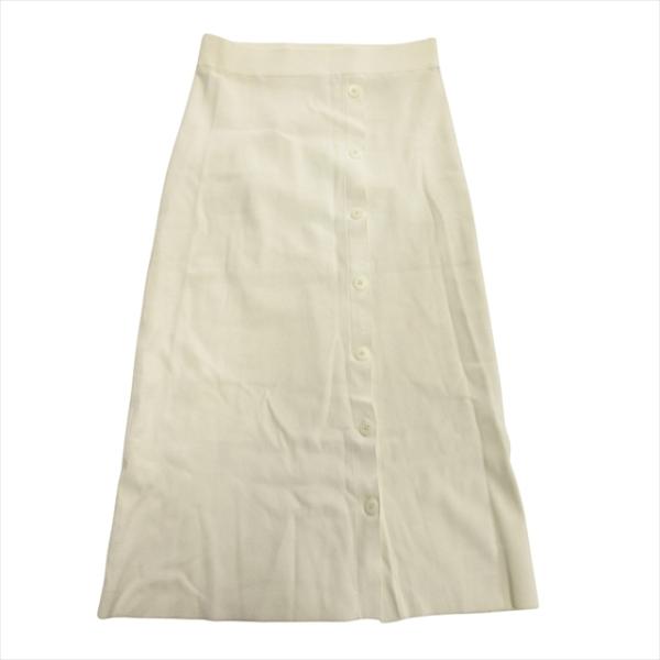 21ss セオリー theory COMPACT CREPE FRONT FRLAP SKIRT ボ...