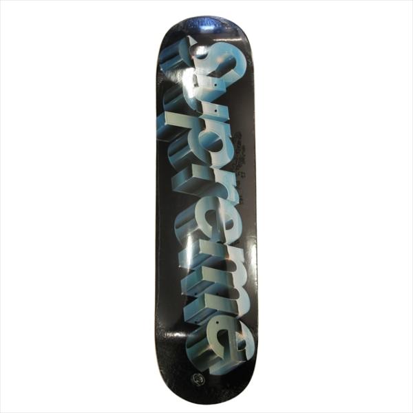 未使用品 20ss シュプリーム クロームロゴ デッキ Chrome Logo Skateboard...