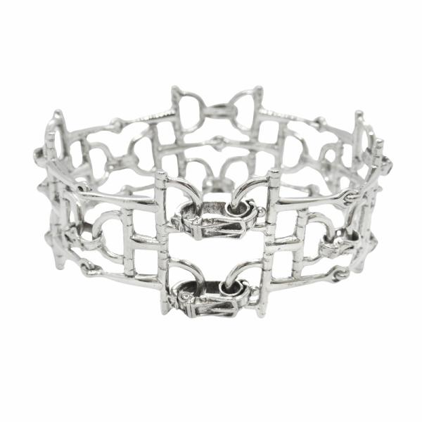 新品仕上げ済 新同 極美品 エルメス ホースビット ベルト チェーン ブレスレット バングル オール...