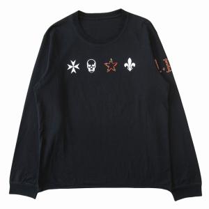 美品 ルシアンペラフィネ LUCIEN PELLAT-FINET スカル ロゴ ライン 