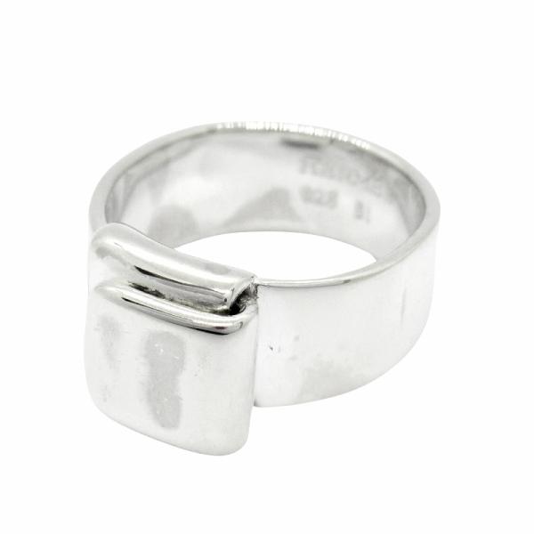 新品仕上げ済 新同 極美品 エルメス vintage HERMES スクエア モチーフ リング 指輪...