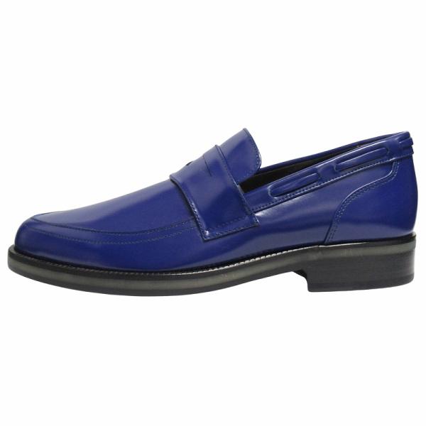 未使用品 ジミーチュウ JIMMY CHOO ポインテッドトゥ レザー コイン ローファー ドレス ...