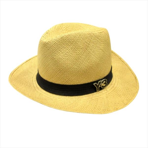 ワイスリー × ボルサリーノ Y-3 × Borsalino ストロー ハット 麦わら帽子 フェドラ...