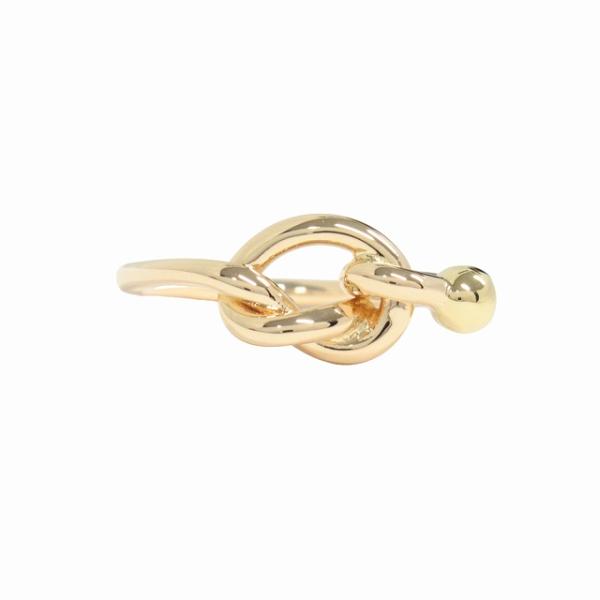 新品仕上げ済 新同 極美品 ティファニー TIFFANY &amp; CO. K18YG ラブノット リング...