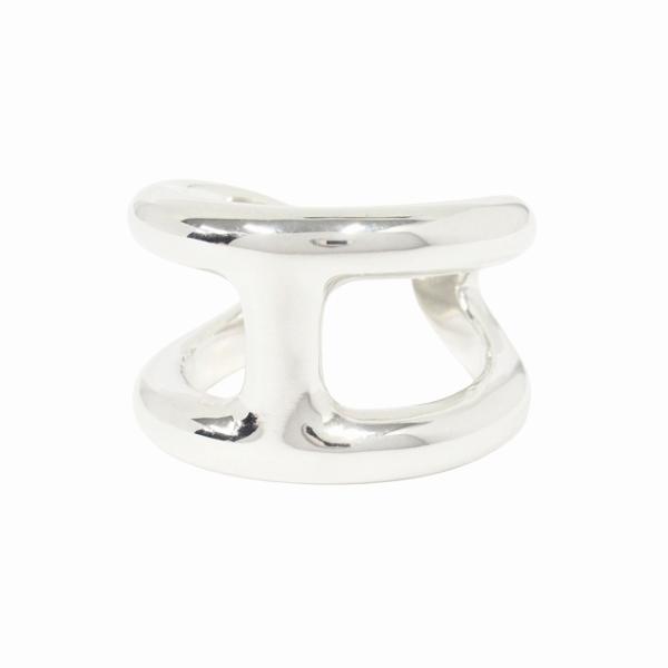 新品仕上げ済 新同 極美品 エルメス HERMES "Osmose" オスモズ GM リング 指輪 ...