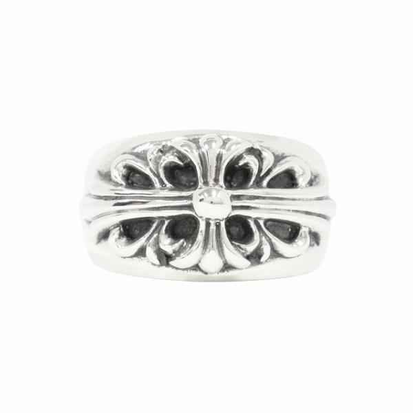 新品仕上げ済 新同 極美品 クロムハーツ CHROME HEARTS "FLORAL CROSS R...