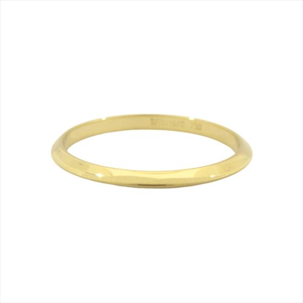 新品仕上げ済 新同 極美品 ティファニー TIFFANY &amp; CO. K18YG ナイフエッジ バン...
