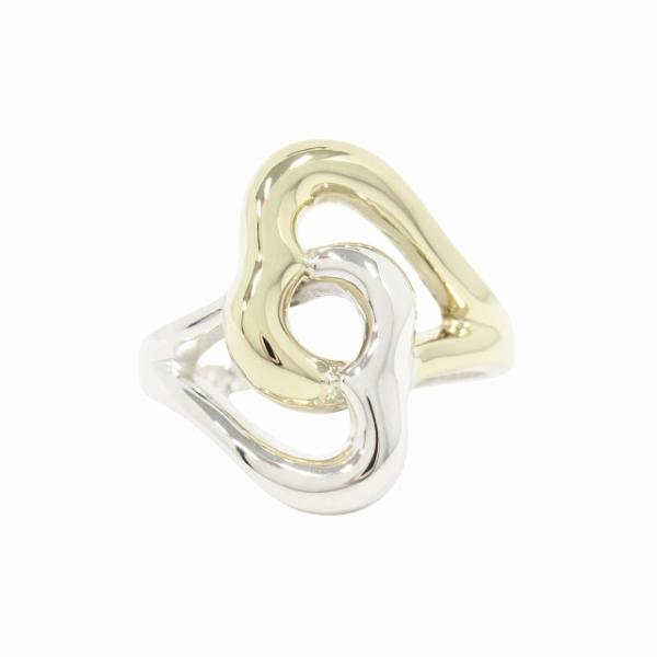 新品仕上げ済 新同 極美品 ティファニー TIFFANY &amp; CO. SV925/K18YG コンビ...