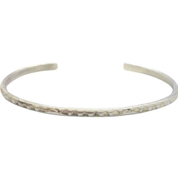 オープン バングル ブレスレット アクセサリー ジュエリー 細身 シルバー レディース メンズ ユニ...